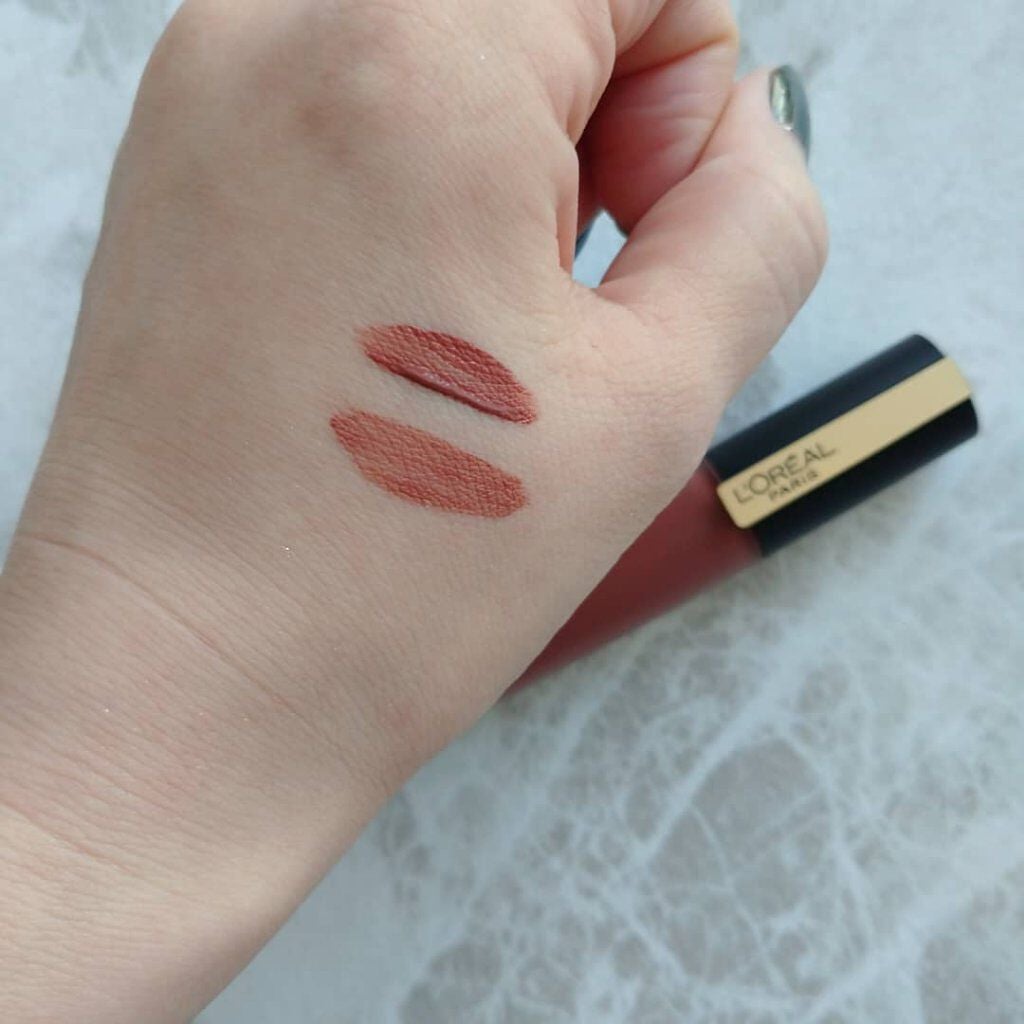 ルージュシグネチャー /ロレアル パリ/リップグロスを使ったクチコミ(3枚目)