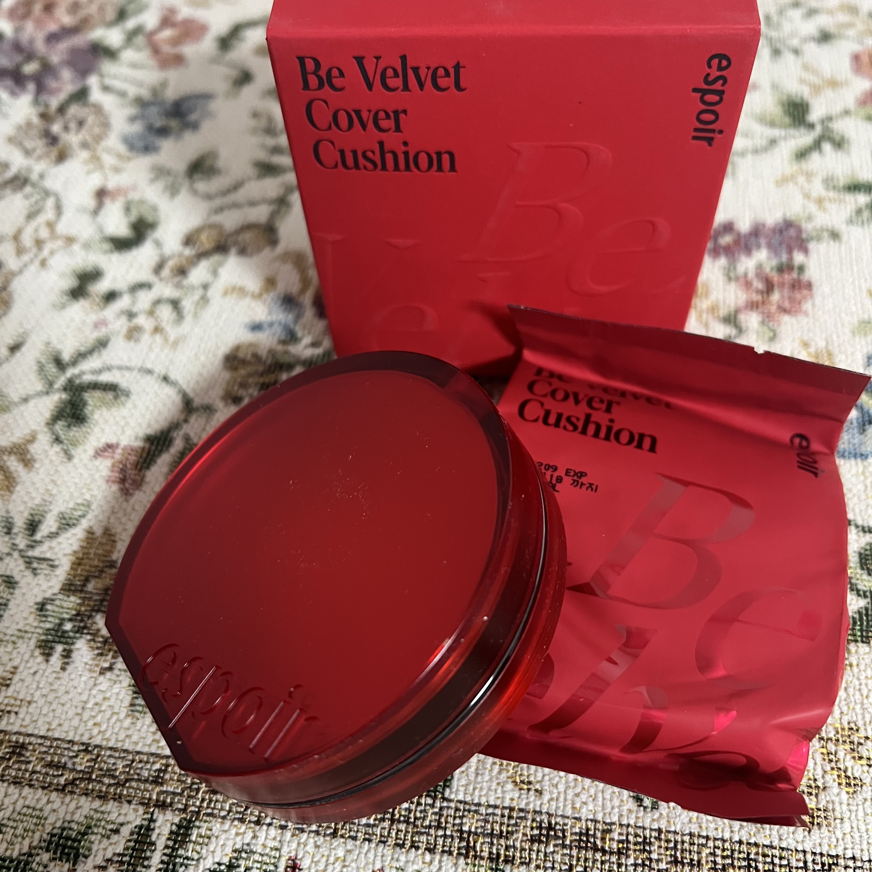 ビーベルベットカバークッション/espoir/クッションファンデーションを使ったクチコミ（1枚目）