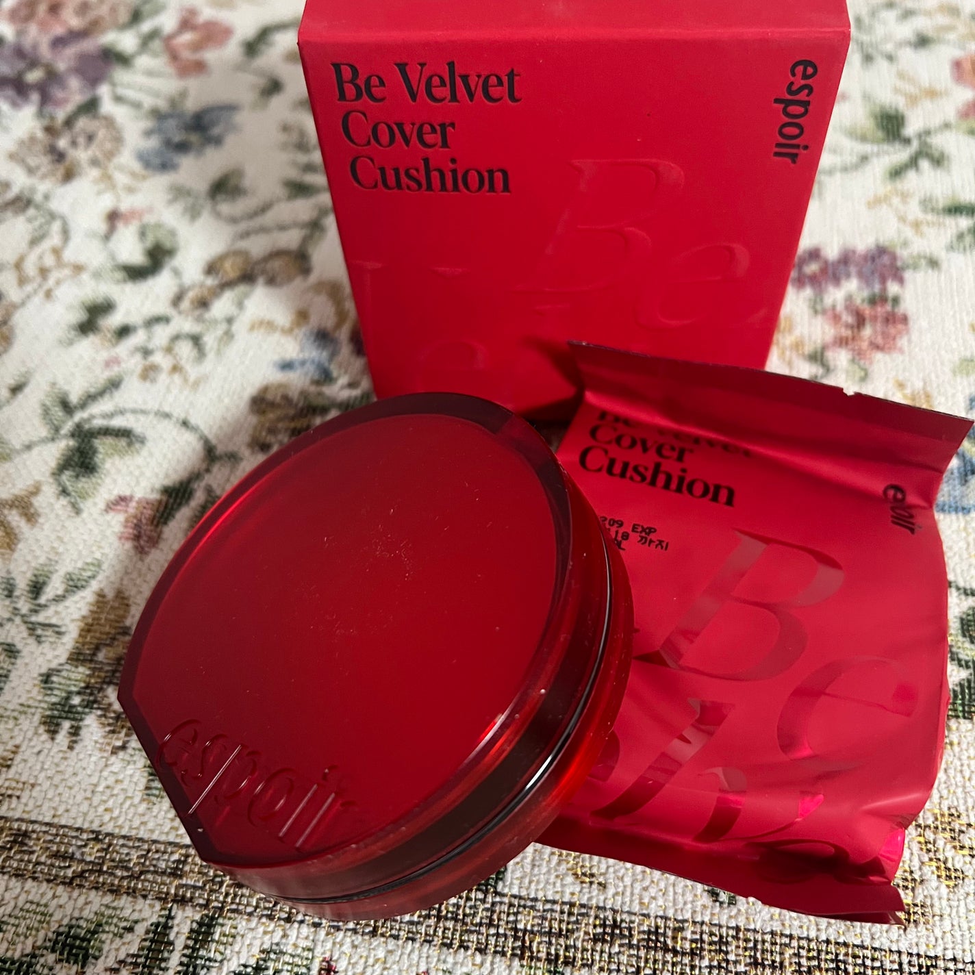 ビーベルベットカバークッション/espoir/クッションファンデーションを使ったクチコミ(1枚目)