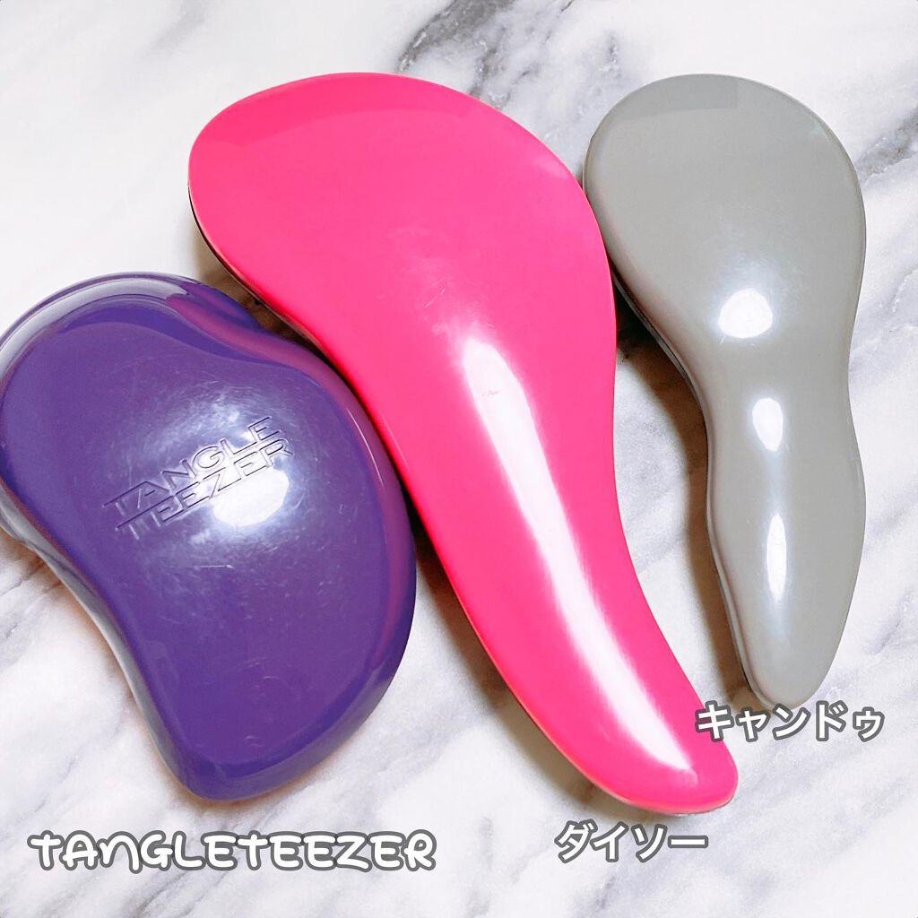 ザ・オリジナル ノーマル ジューシーグレープ/TANGLE TEEZER/ヘアブラシを使ったクチコミ（2枚目）