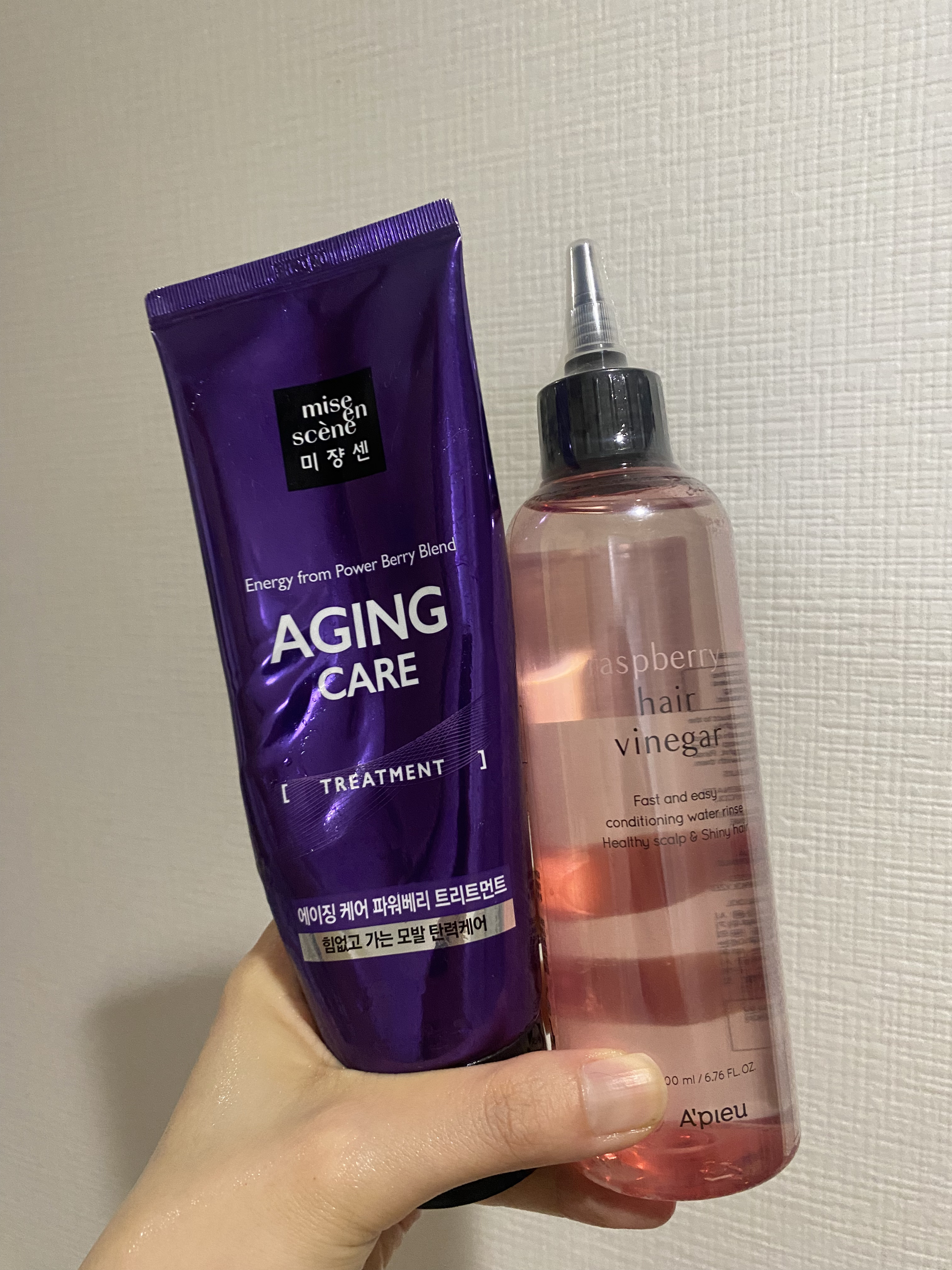 ラズベリー ヘアビネガー/A’pieu/頭皮ローションを使ったクチコミ（1枚目）