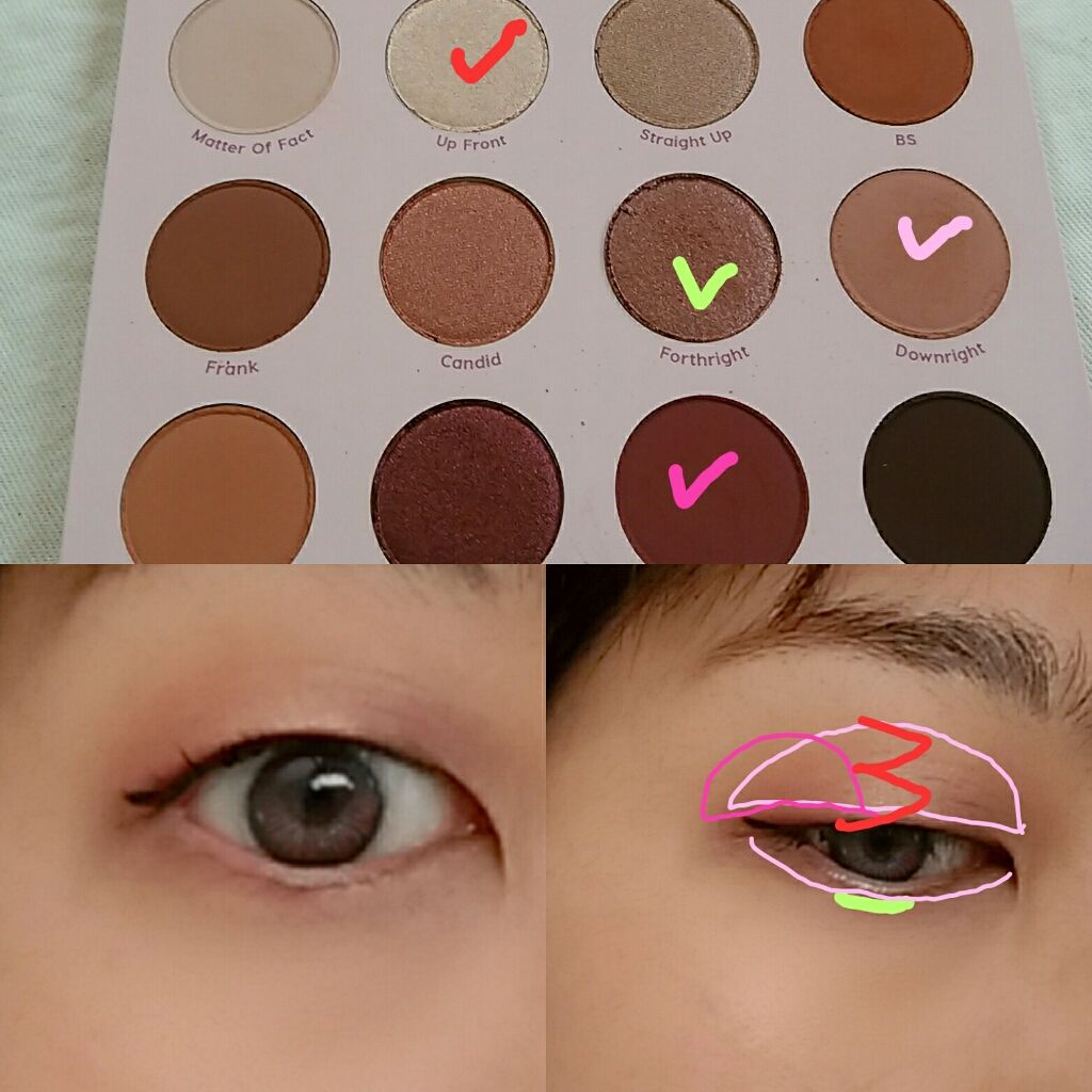 Give It To Me Straight/ColourPop/アイシャドウパレットを使ったクチコミ(2枚目)