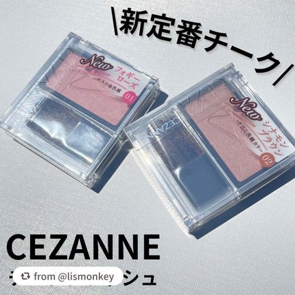 チークブラッシュ/CEZANNE/パウダーチークを使ったクチコミ(1枚目)