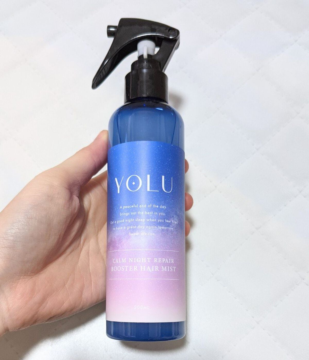 カームナイトリペアブースターヘアミスト|YOLUの効果に関する口コミ