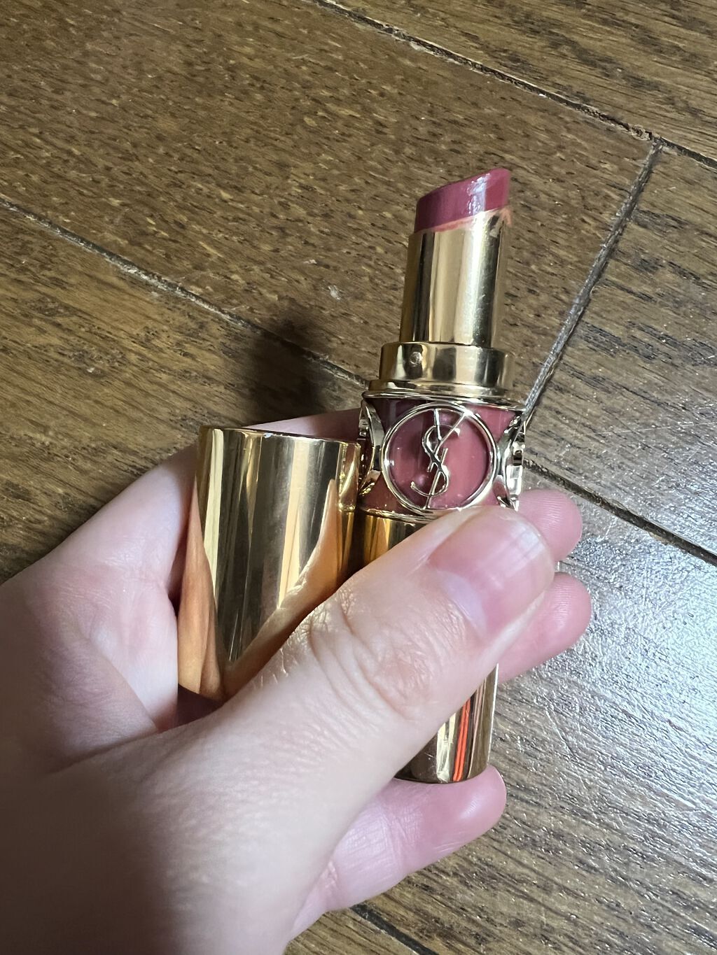 ルージュ ヴォリュプテ シャイン/YVES SAINT LAURENT BEAUTE/口紅を使ったクチコミ（1枚目）