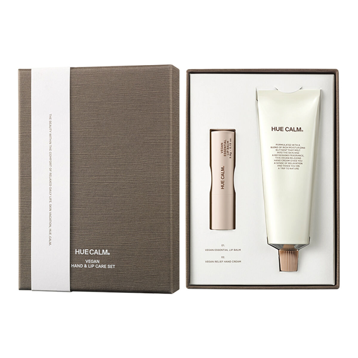 HUE_CALM ヴィーガンハンド&リップケアセット