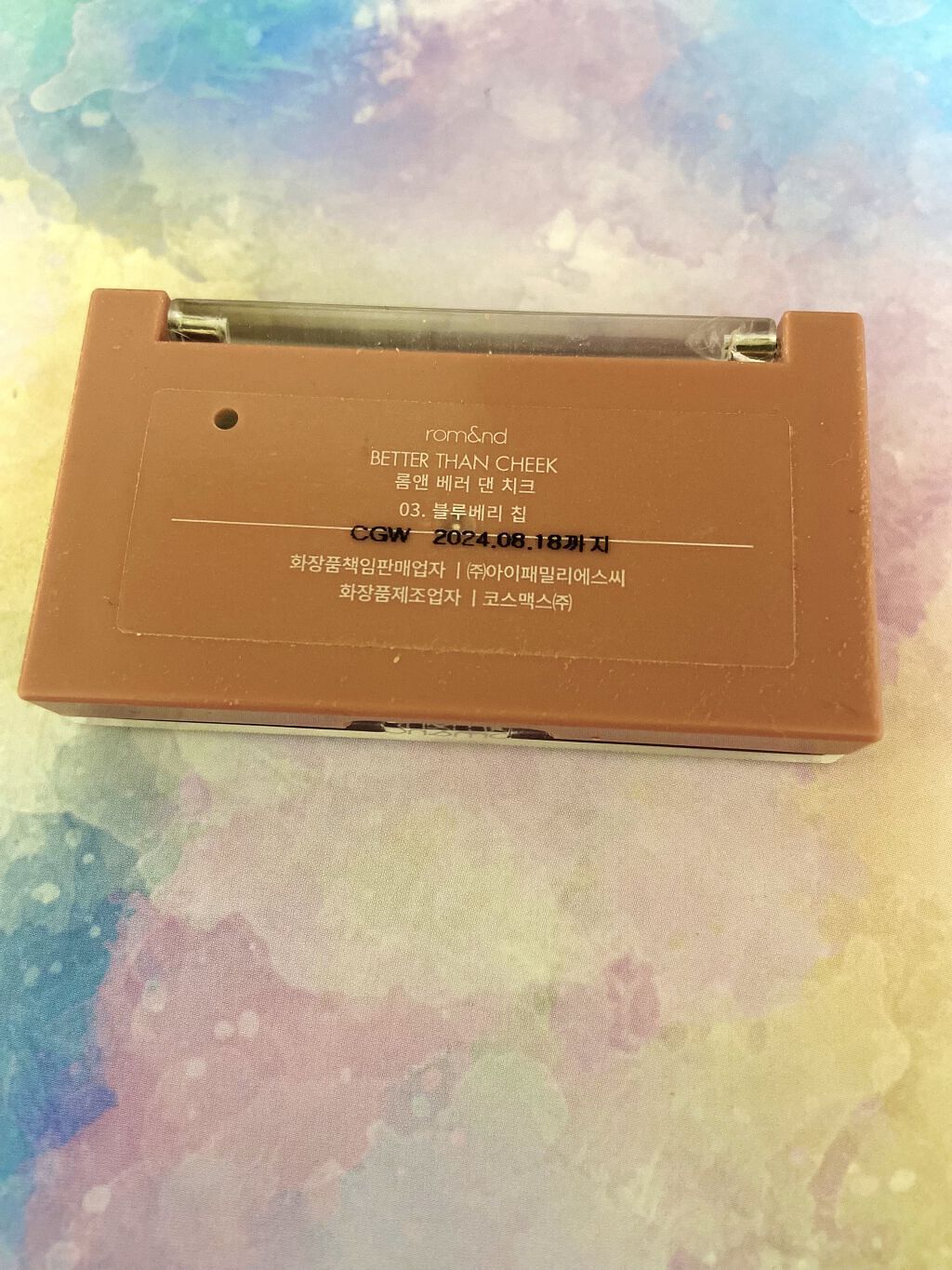 ベターザンチーク/rom&nd/パウダーチークを使ったクチコミ（3枚目）