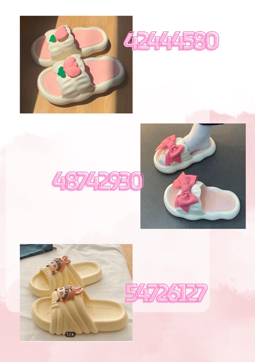 夢 on LIPS 「SHEINで購入できる可愛い室外室内用スリッパ#SHEIN#ス..」(3枚目)