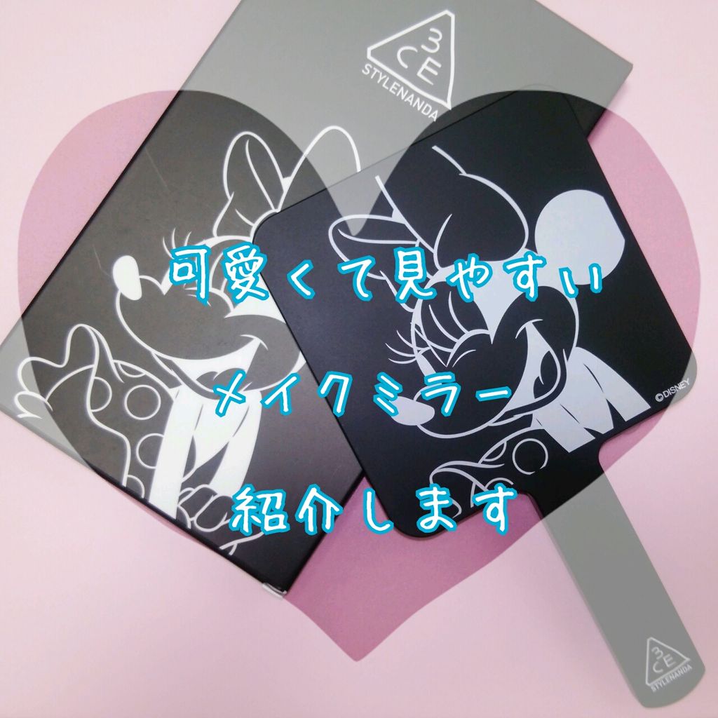 3CE スクエア ミニ ハンドミラー/3CE/その他化粧小物を使ったクチコミ（1枚目）