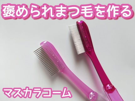 マスカラコーム メタルN(ナチュラル)/チャスティ/その他化粧小物を使ったクチコミ(1枚目)