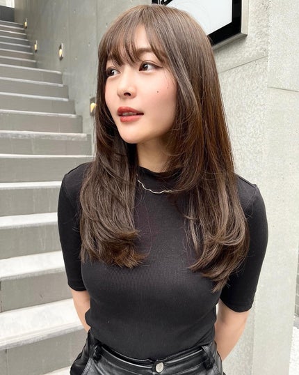 HARUNA on LIPS 「さらっとワンカールで可愛い、人気レイヤースタイル☺️🥰簡単セッ..」(5枚目)
