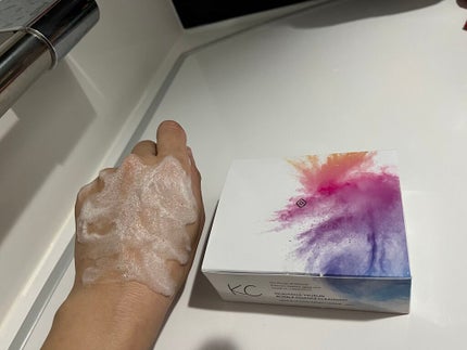 KC むきタマつるん 発泡美容液クレンジング/ハーブ健康本舗/クレンジングジェルを使ったクチコミ(3枚目)