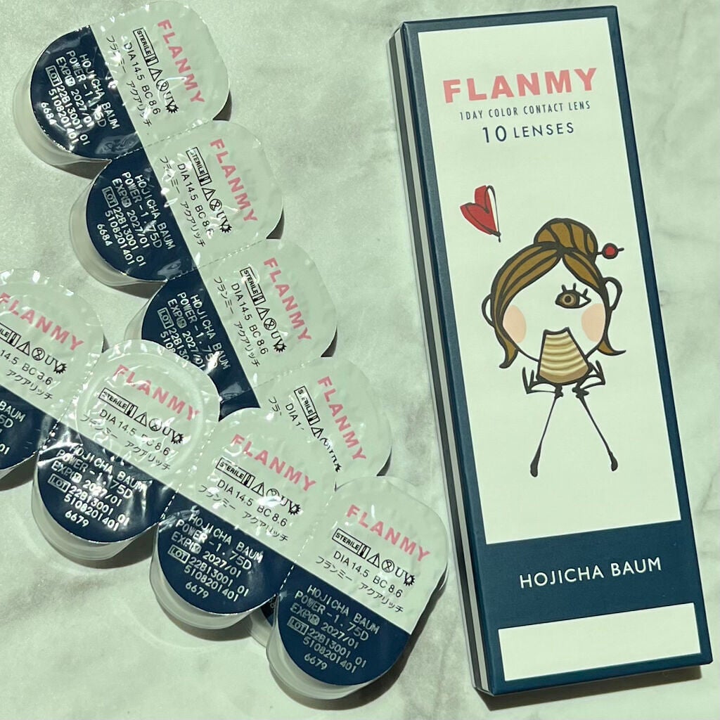 FLANMY 1day（10枚/30枚）/FLANMY/ワンデー（１DAY）カラコンを使ったクチコミ（5枚目）