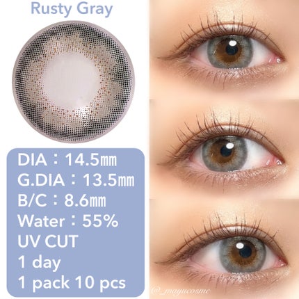 LIL MOON 1day/LILMOON/ワンデー(1DAY)カラコンを使ったクチコミ(8枚目)