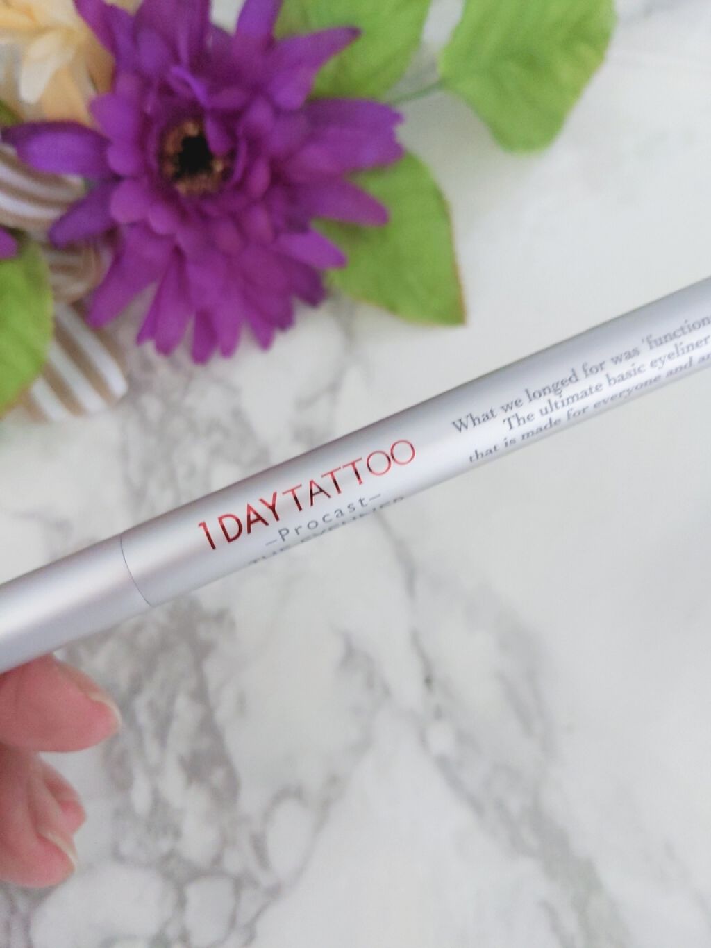 1DAY TATTOO プロキャスト ザ・アイライナー/K-パレット/リキッドアイライナーを使ったクチコミ(3枚目)