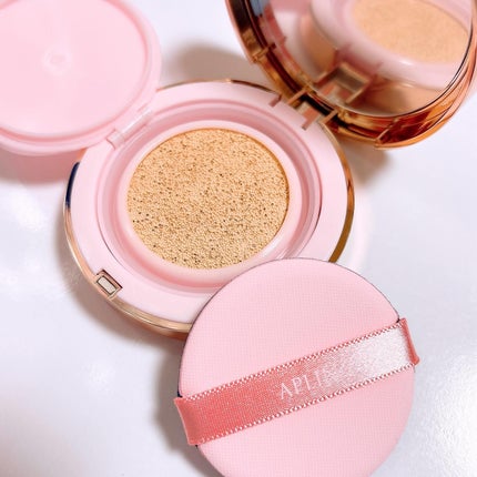 ピンクティーツリーカバークッション/APLIN/クッションファンデーションを使ったクチコミ(4枚目)