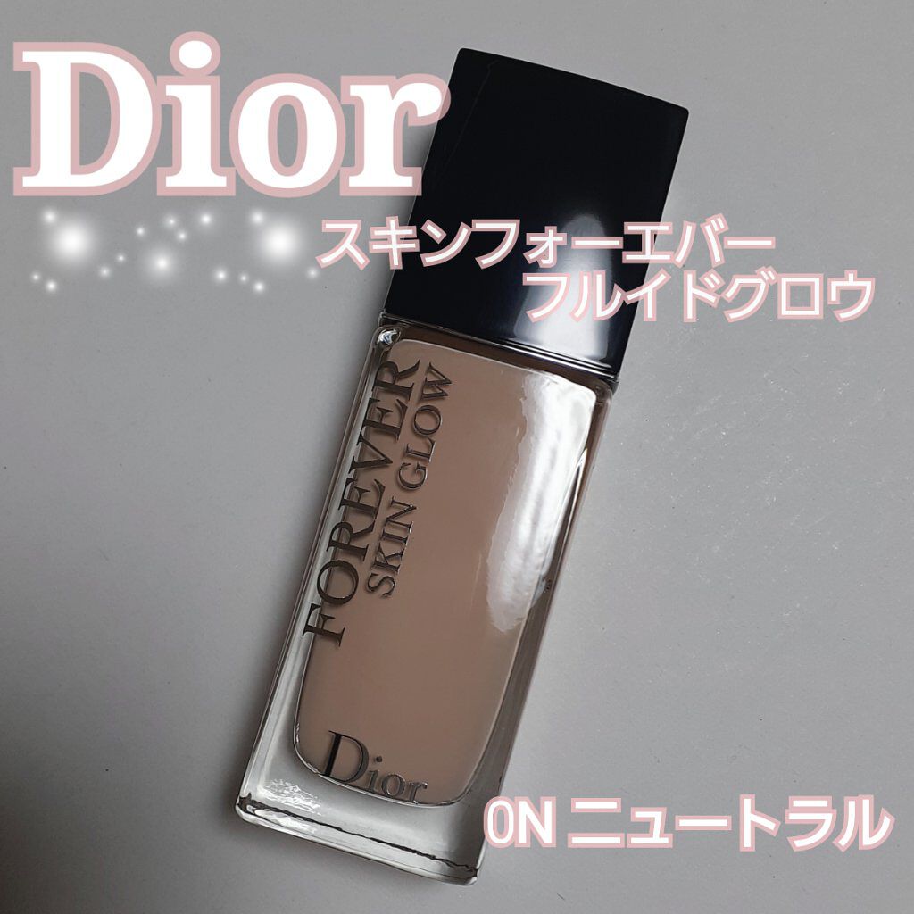 【旧】ディオールスキン フォーエヴァー フルイド グロウ 0N ニュートラル/Dior/リキッドファンデーションを使ったクチコミ（1枚目）