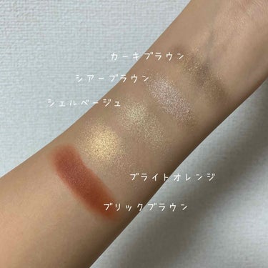 UR GLAM　POWDER EYESHADOW シェルベージュ〈ブルーラメ〉/U R GLAM/パウダーアイシャドウを使ったクチコミ（2枚目）