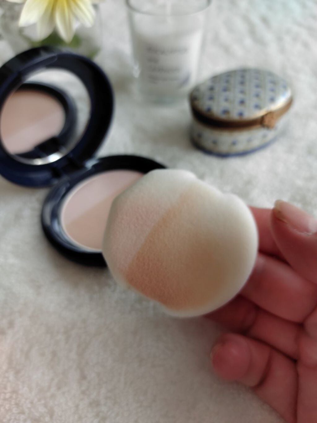 光仕上げパウダーUV/グレイシィ/プレストパウダーを使ったクチコミ(3枚目)