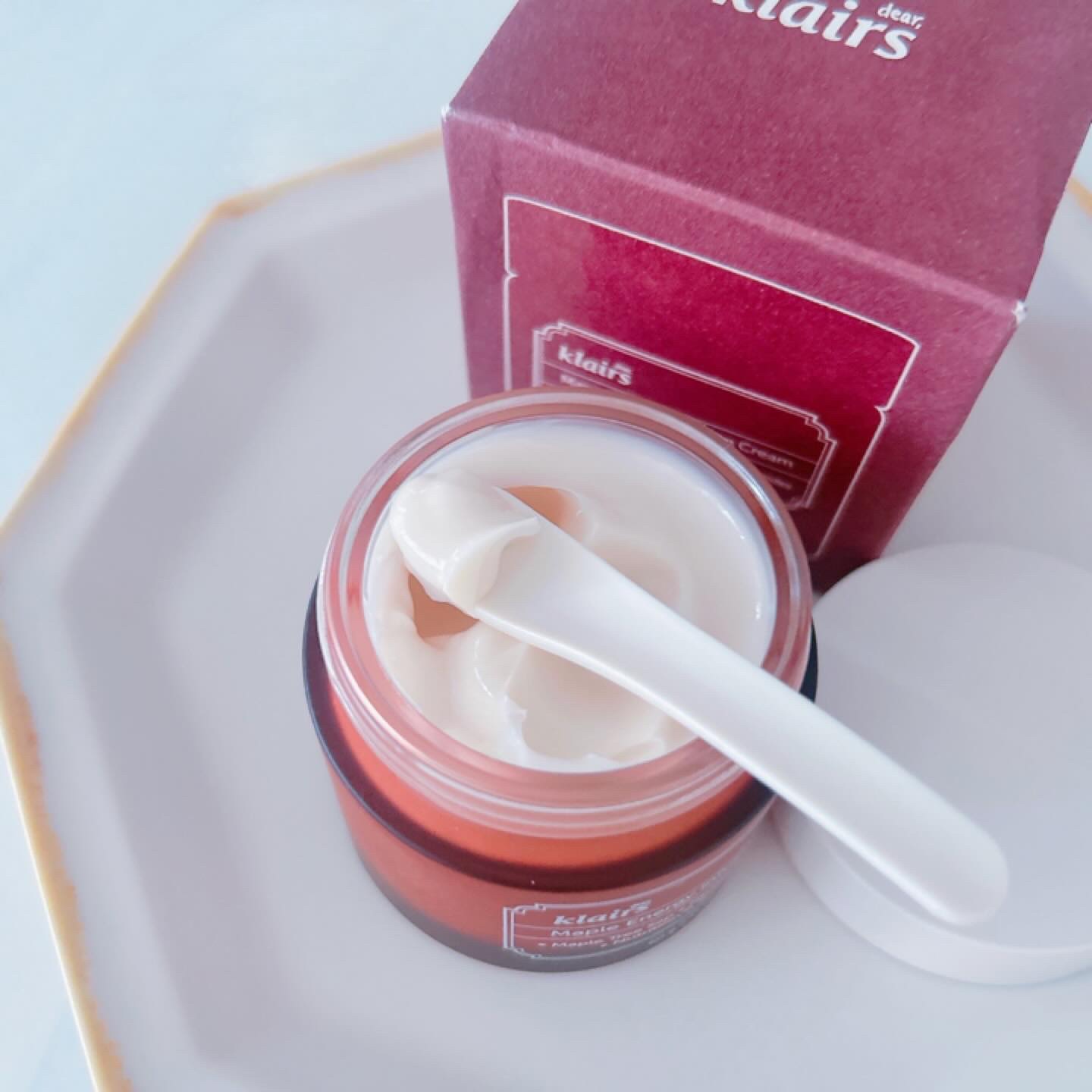 メープルエナジーインフュージングクリーム/Klairs/フェイスクリームを使ったクチコミ（3枚目）