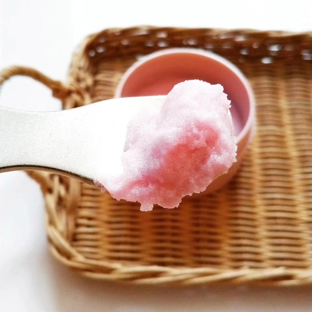 Q+Me スウィート ボム タラソ スクラブ/AGARISM/バスト・ヒップケアを使ったクチコミ（2枚目）