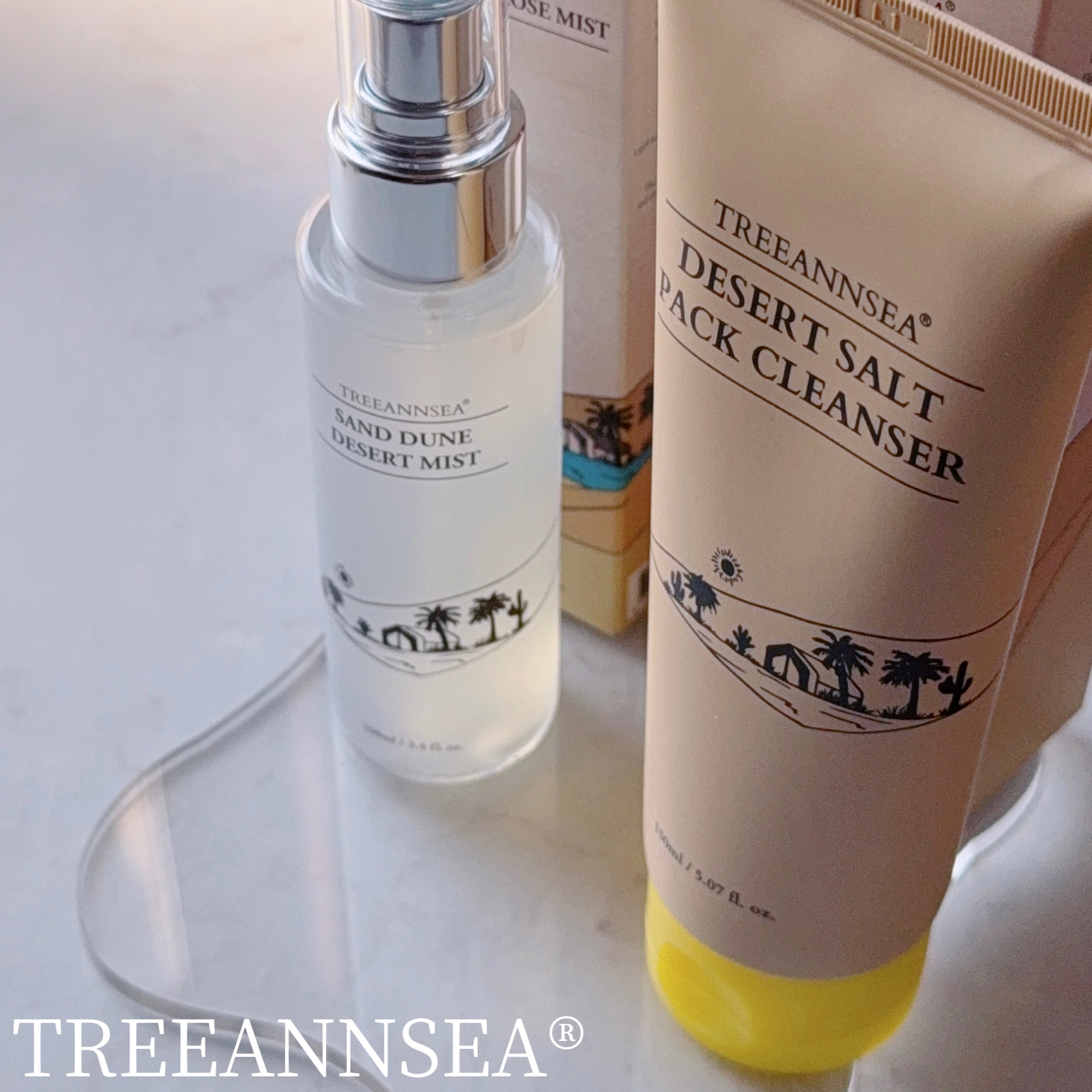 デザートソルト パック クレンザー/ツリーアンシー/洗顔フォームを使ったクチコミ（1枚目）