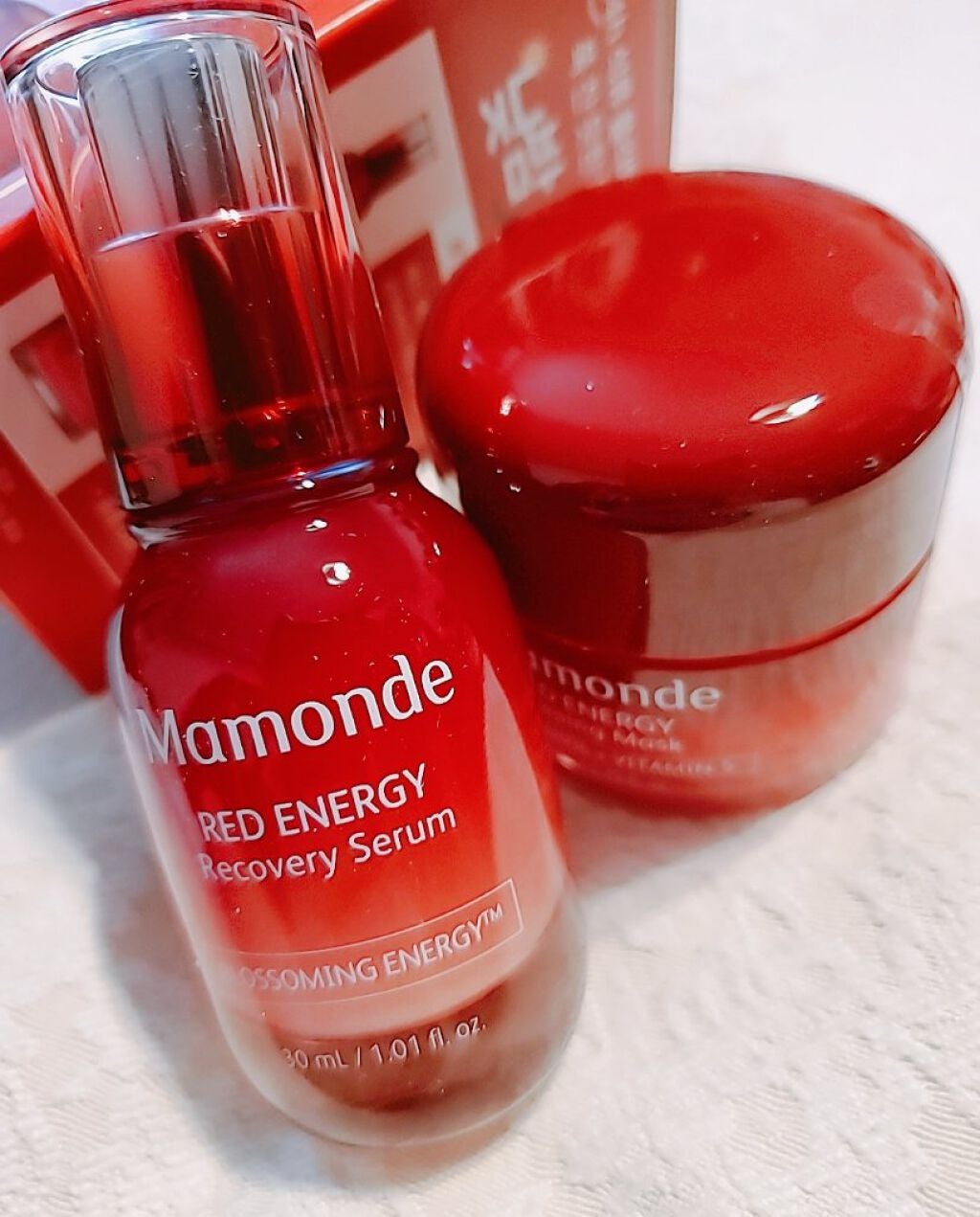 Mamonde Red Energy Recovery Serum/Mamonde/美容液を使ったクチコミ(2枚目)