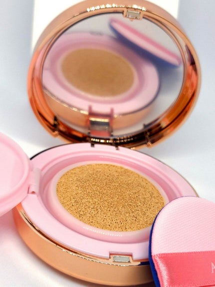 ピンクティーツリーカバークッション/APLIN/クッションファンデーションを使ったクチコミ(4枚目)