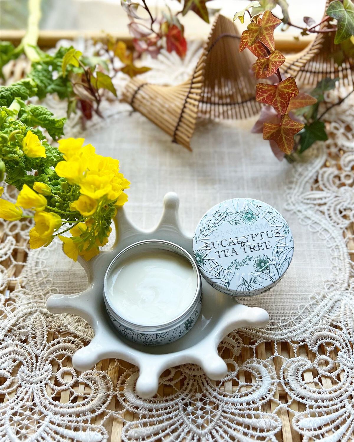 スチームクリーム ユーカリ&ティーツリー mini/STEAMCREAM/フェイスクリームを使ったクチコミ(1枚目)