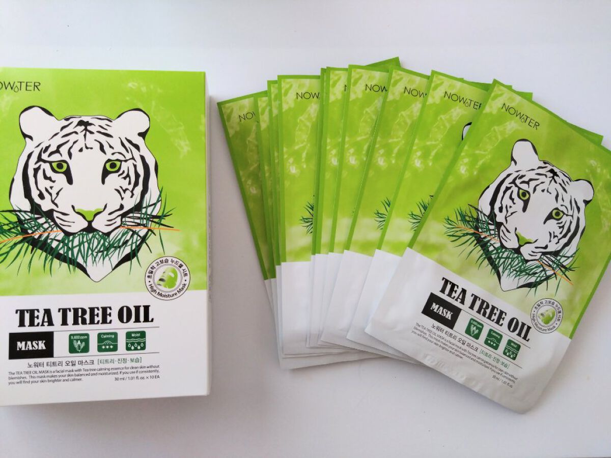 ティーツリーオイルパック/NOWATER/シートマスク・パックを使ったクチコミ（1枚目）