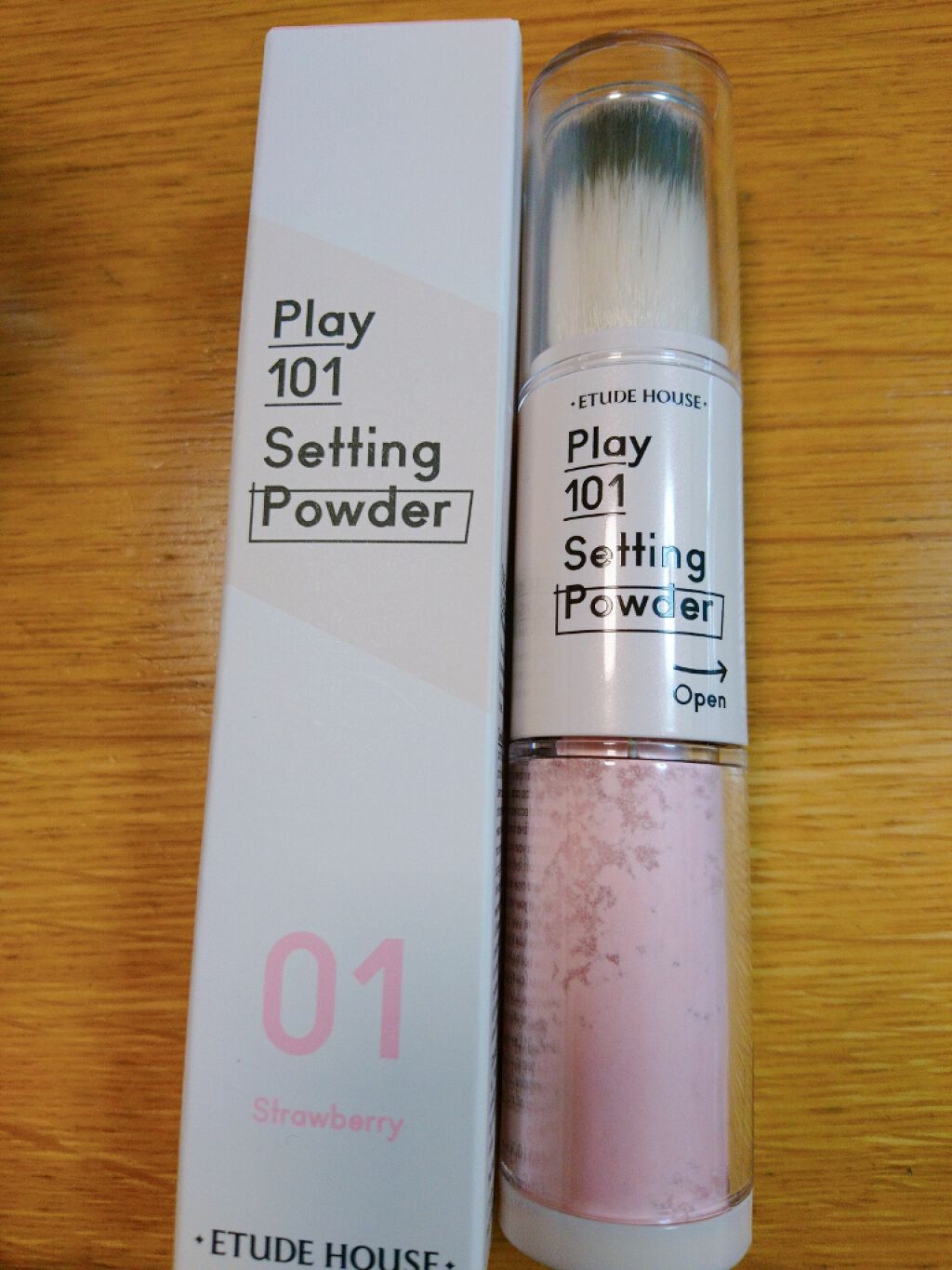 プレイ101セッティングパウダー/ETUDE/ルースパウダーを使ったクチコミ(1枚目)