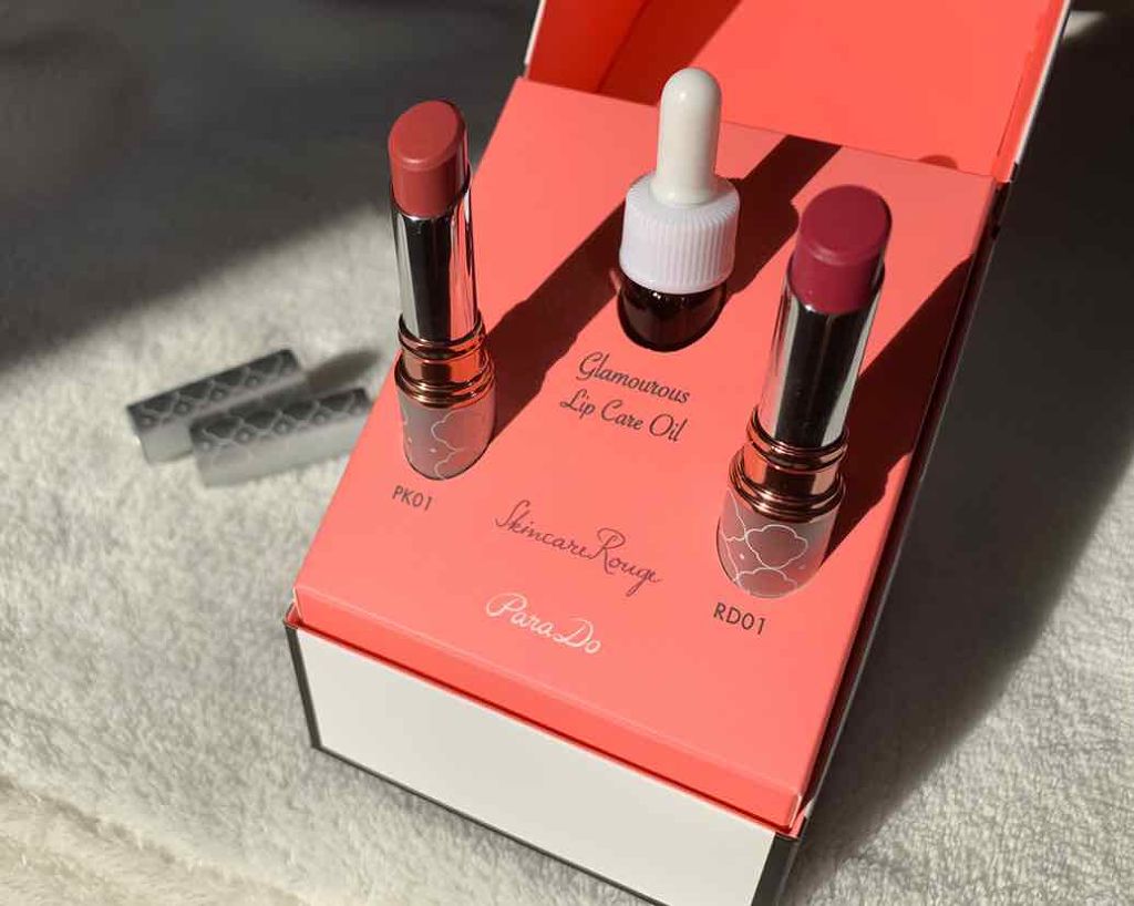 スキンケアルージュ/パラドゥ/口紅を使ったクチコミ（1枚目）