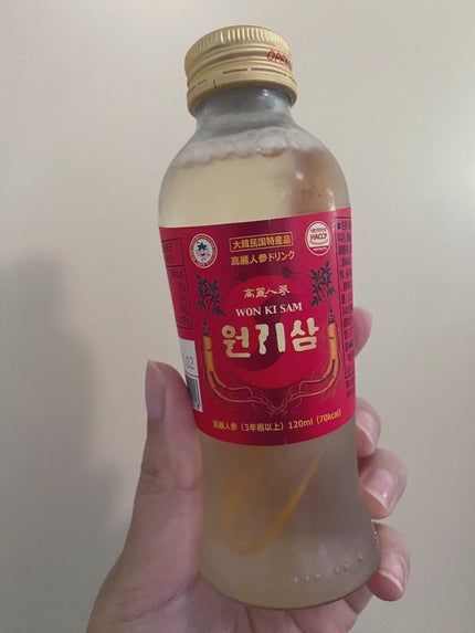 高麗人蔘ドリンク/WON KI SAM/ドリンクを使ったクチコミ(1枚目)
