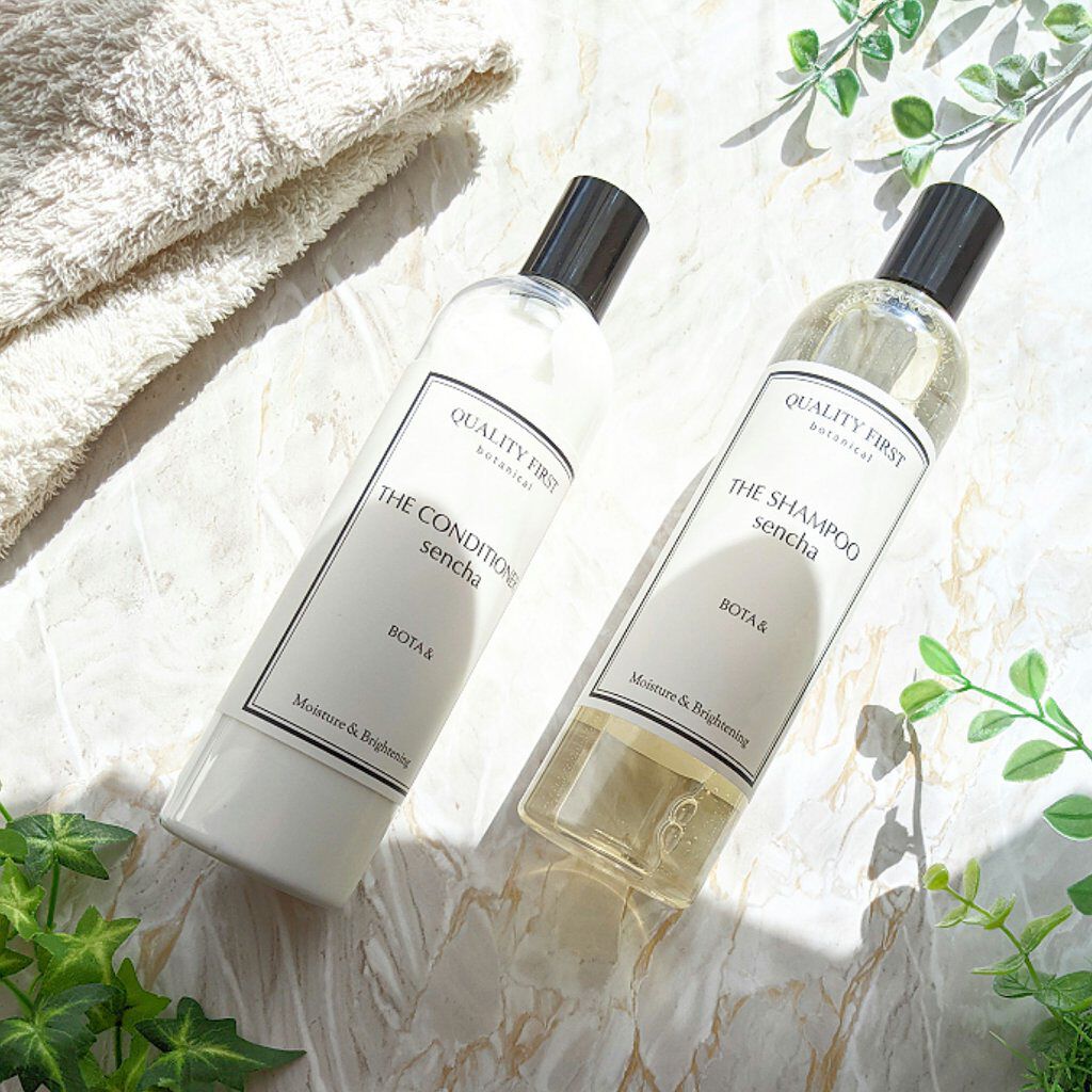 ボタアンド ザ シャンプー <sencha>/クオリティファースト/市販シャンプーを使ったクチコミ（1枚目）