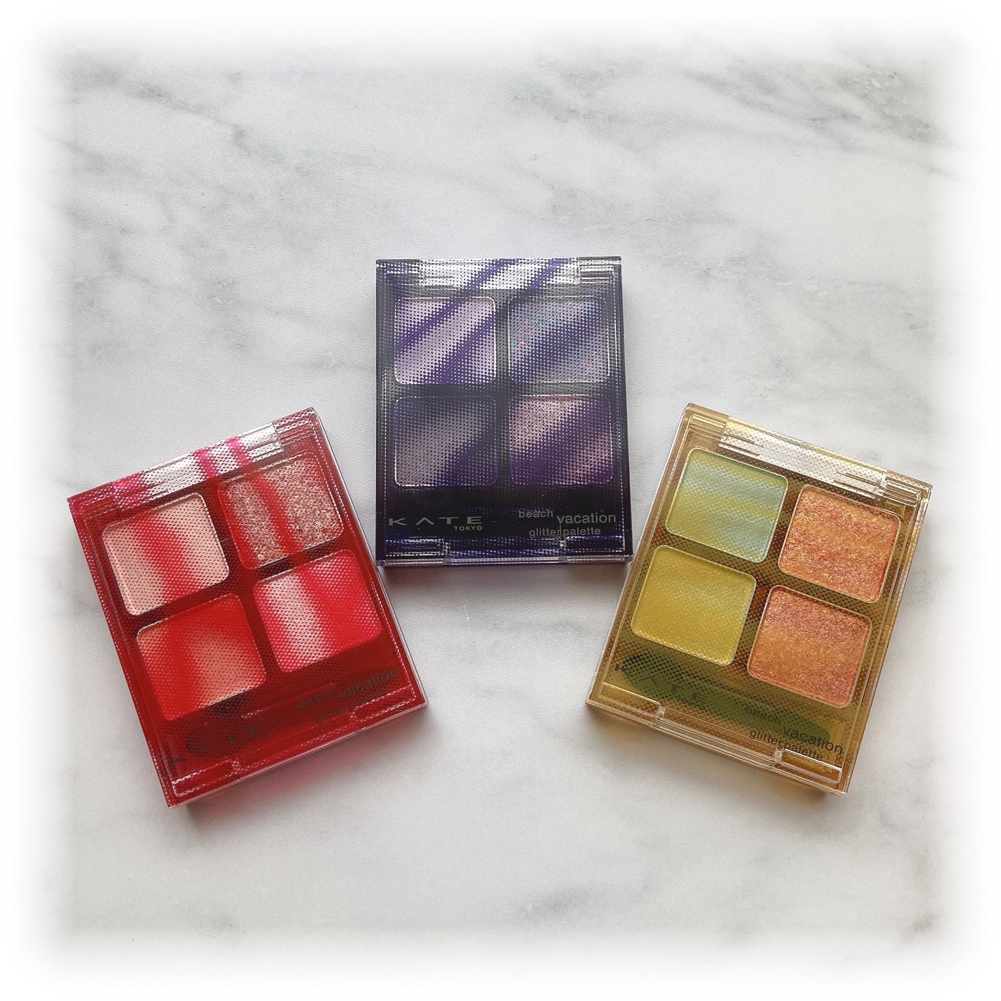 ビーチバカンスグリッターパレット/KATE/アイシャドウパレットを使ったクチコミ(1枚目)