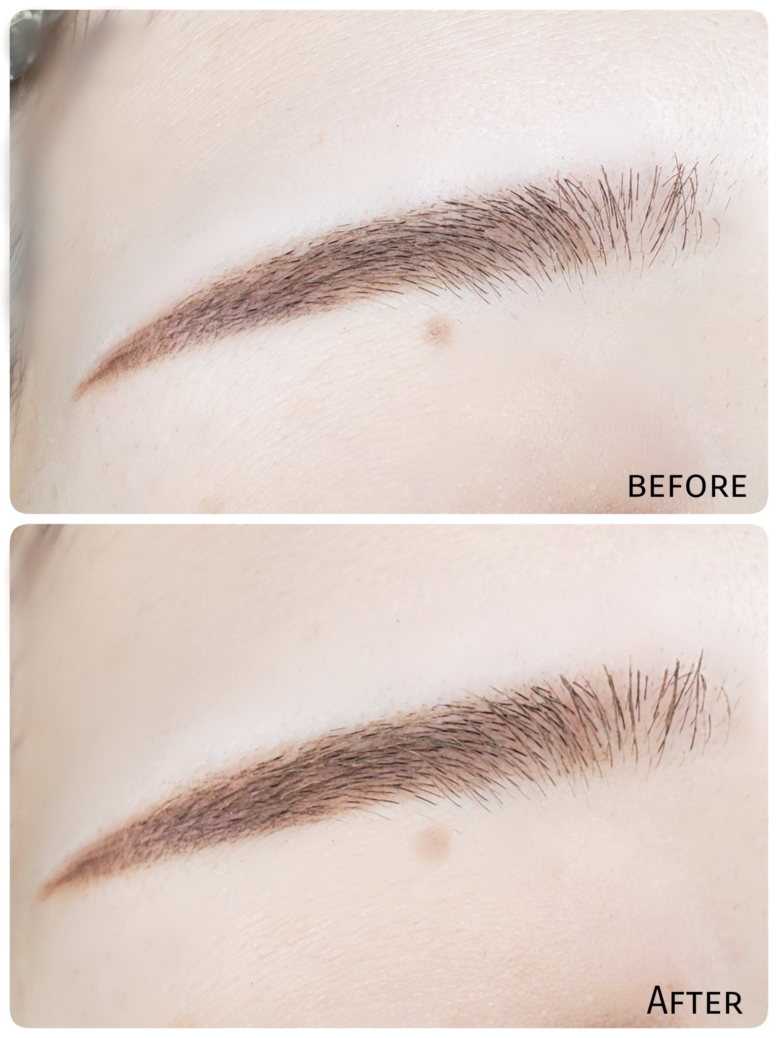 スタイリングアイブロウマスカラ/CEZANNE/眉マスカラを使ったクチコミ（3枚目）