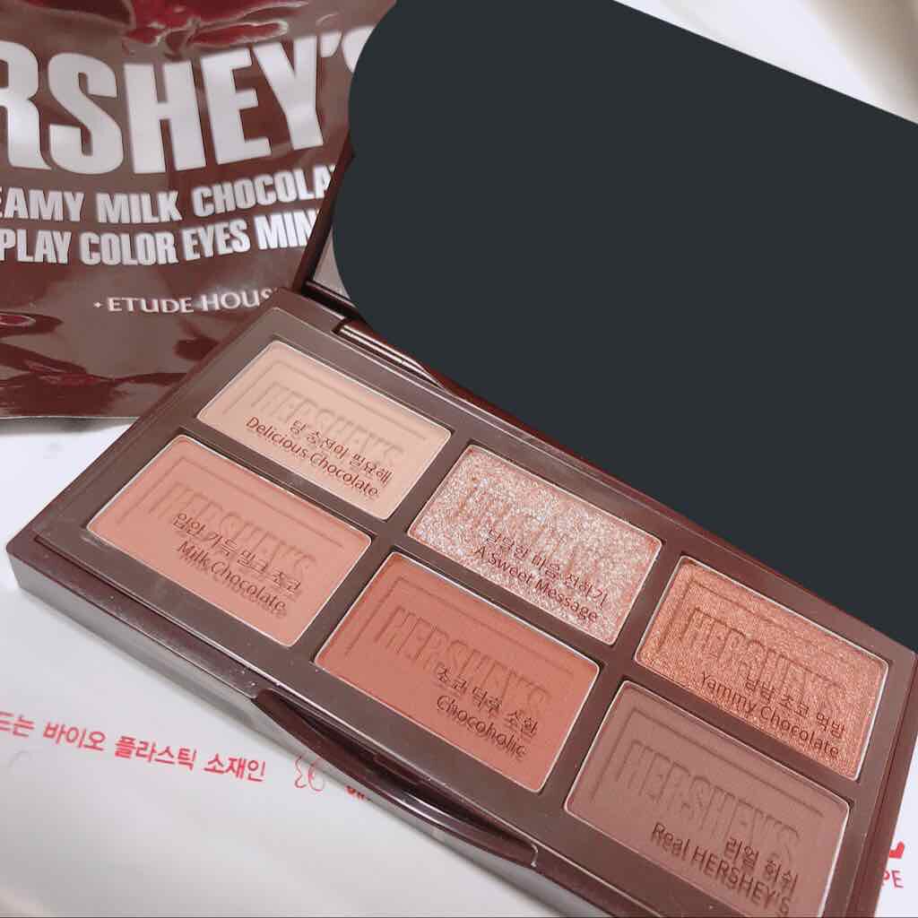ハーシー プレイカラーアイズミニ/ETUDE/アイシャドウパレットを使ったクチコミ（2枚目）