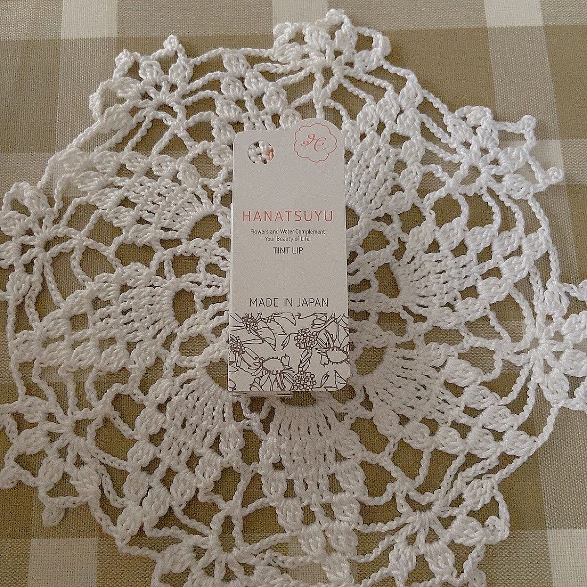 HANATSUYU ティントリップ/HANATSUYU/リップティントを使ったクチコミ（1枚目）