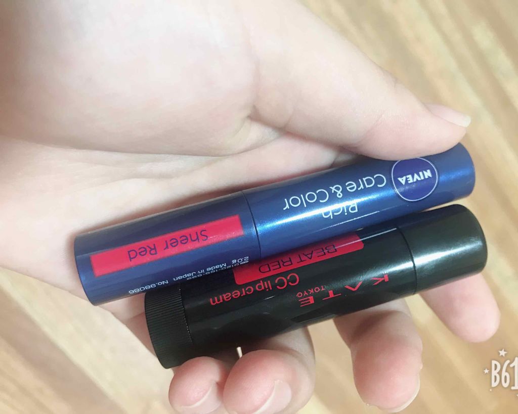 ニベア リッチケア&カラーリップ/ニベア/リップクリームを使ったクチコミ(1枚目)