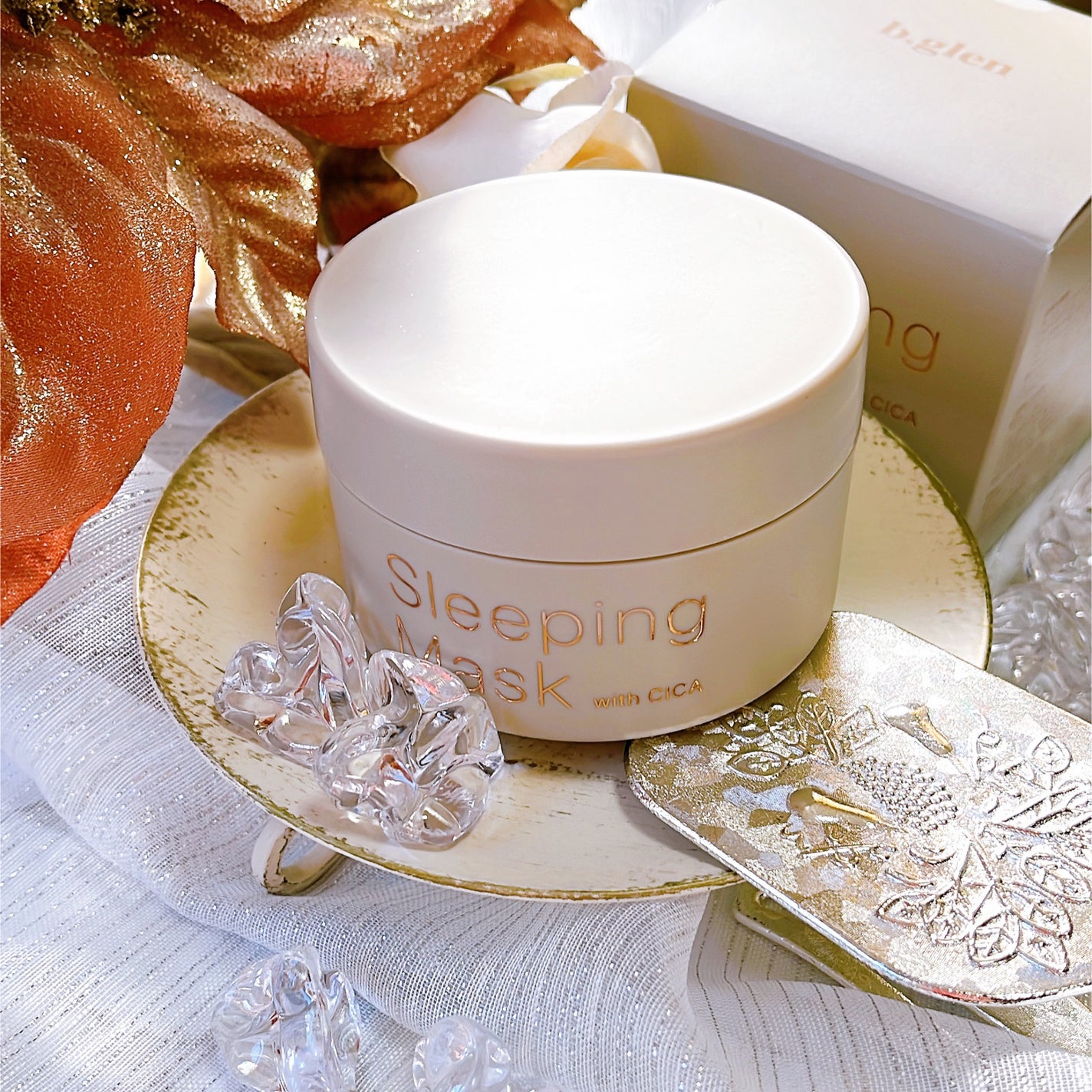 スリーピングマスク with CICA/b.glen/フェイスクリームを使ったクチコミ(5枚目)