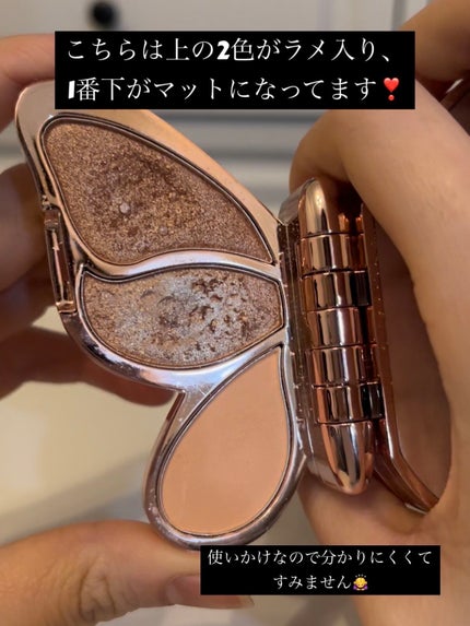 butterfly 6 colors Eye Shadow/gecomo/アイシャドウパレットを使ったクチコミ(4枚目)