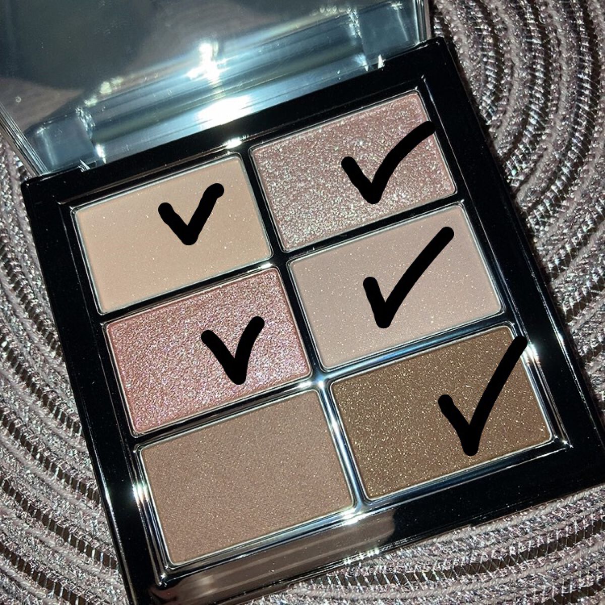 アイ ヴィーガン シアーパレット/AMUSE/アイシャドウパレットを使ったクチコミ(3枚目)