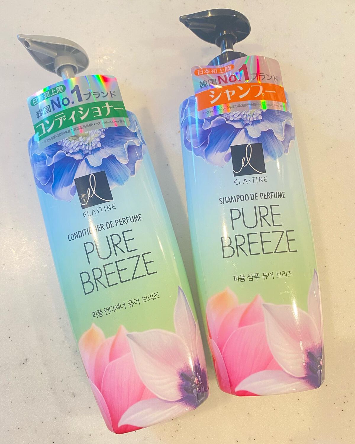 Perfume PURE BREEZE シャンプー／コンディショナー コンディショナー 600ml/ELASTINE/シャンプー・コンディショナーを使ったクチコミ（1枚目）
