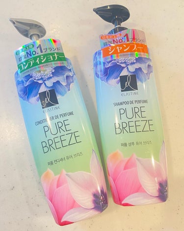 Perfume PURE BREEZE シャンプー／コンディショナー シャンプー 600ml/Elastine(韓国)/シャンプー・コンディショナーを使ったクチコミ（1枚目）