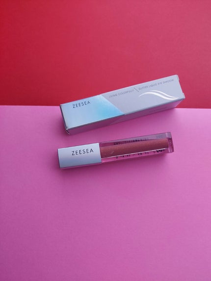 ダイヤモンドシリーズ 星空リキッドアイシャドウ PK 01 桜狩り/ZEESEA/リキッドアイシャドウの画像