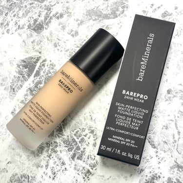 ベアプロ 24HR リキッド ファンデーション フェア 10 ウォーム/bareMinerals/リキッドファンデーションを使ったクチコミ（1枚目）