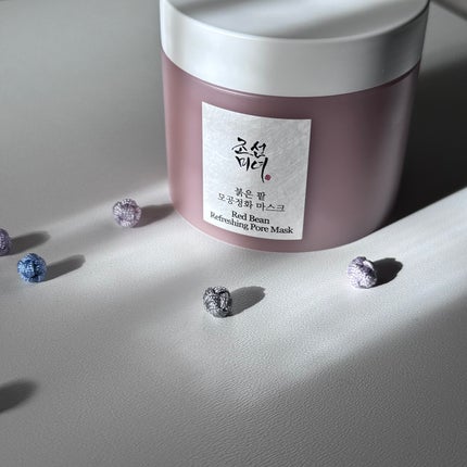 Red Bean Refreshing Pore Mask/Beauty of Joseon/洗い流すパック・マスクを使ったクチコミ(2枚目)