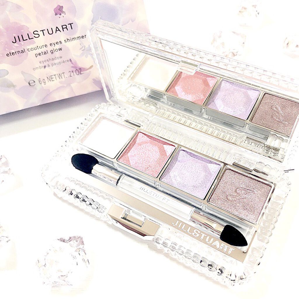 エターナルクチュール アイズ シマー ペタルグロウ/JILL STUART/アイシャドウパレットを使ったクチコミ（1枚目）