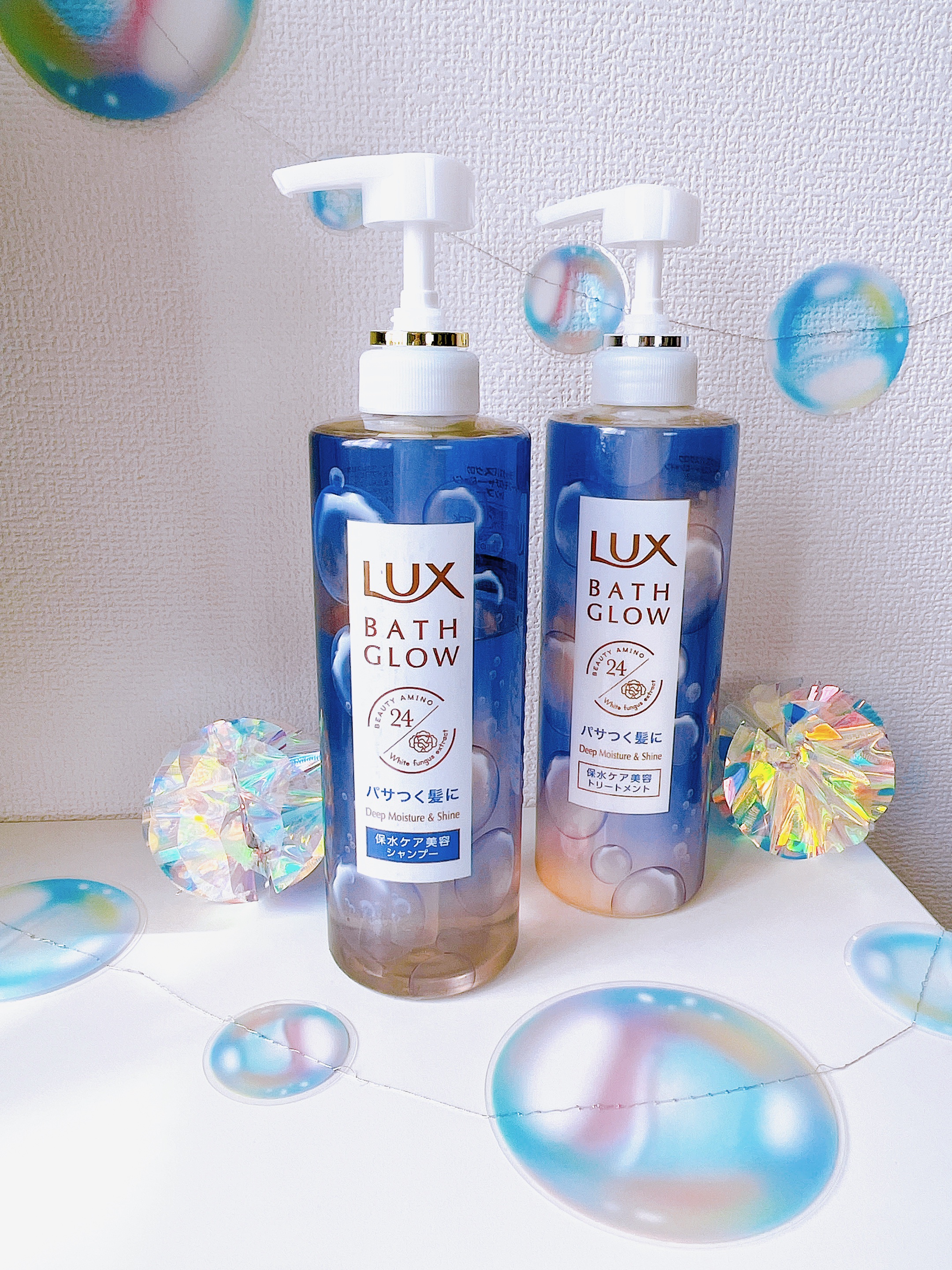 バスグロウ ディープモイスチャー&シャイン シャンプー/トリートメント/LUX/市販シャンプーを使ったクチコミ（1枚目）