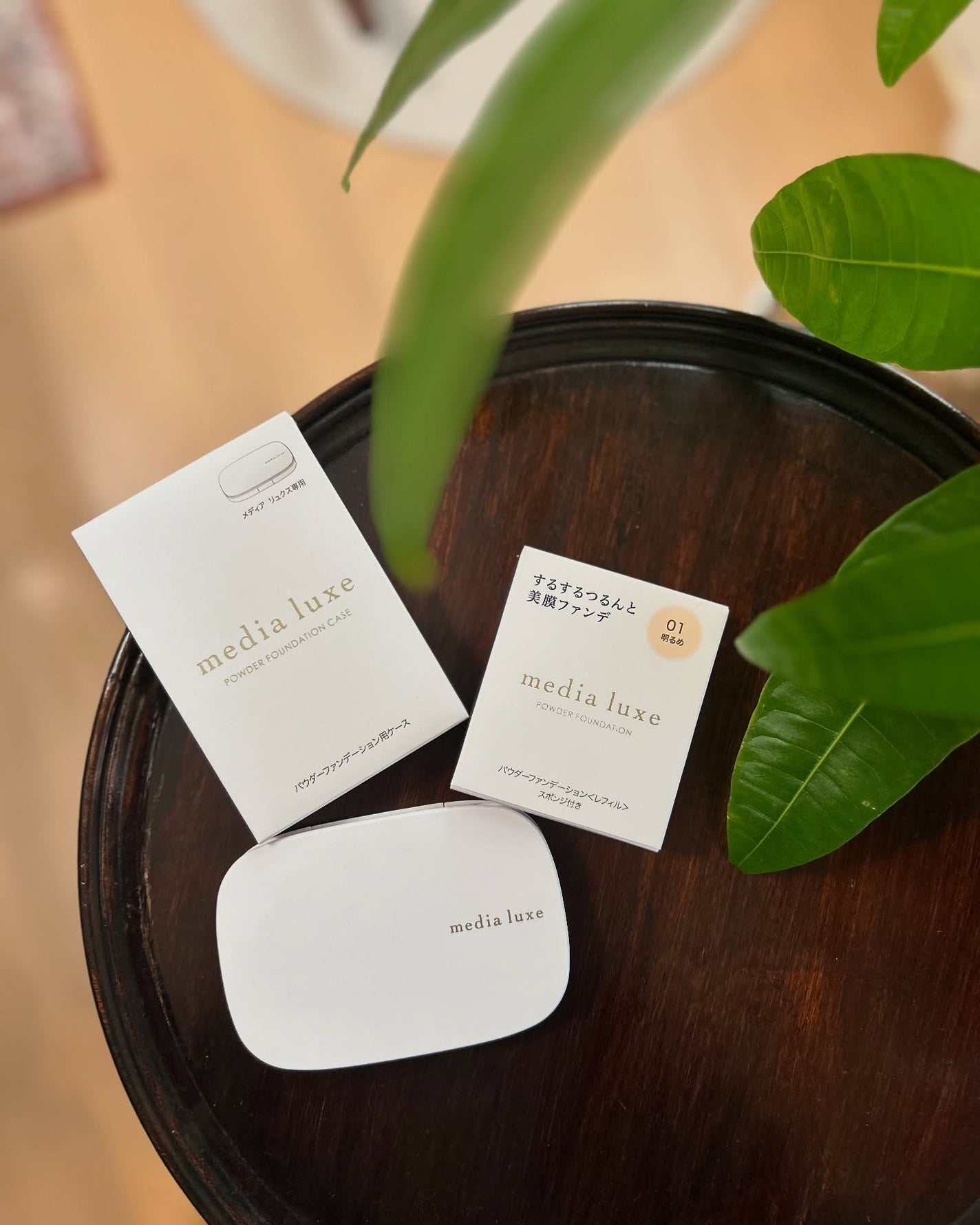 パウダーファンデーション/media luxe/パウダーファンデーションを使ったクチコミ(1枚目)